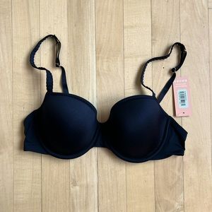 ThirdLove 24/7 Classic T-Shirt Bra Black Size 34C